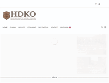 Tablet Screenshot of hdko.hr